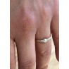 Bague Pearl Or laminé (gold filed) et argent 925 ajustable