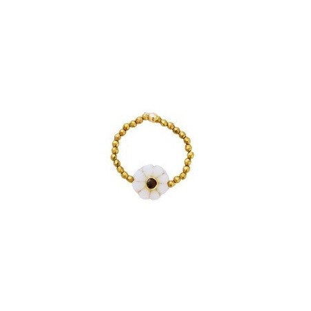 Bague mini-Flower de la marque Le Monde est Stone