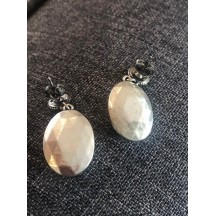 Boucles d'oreilles Ovales Empierrées 2