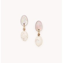Boucles d'oreilles ALHAMBRA Poussoir