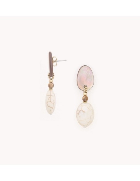 Boucles d'oreilles ALHAMBRA Poussoir
