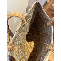 Panier "Basis" Jute/Jonc de mer Fin : naturel 2