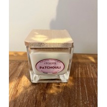Bougie naturelle carrée 85g Patchouli de la Marque Française L'echoppe Buissonnière