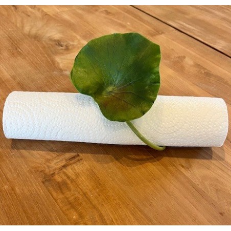 Bouquet Feuilles de Lotus plastique vert (16x12x23cm)
