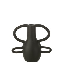 Vase 4 Poignées TERRA Noir ou Blanc