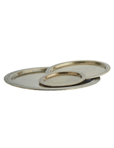 Plateau indien en aluminium