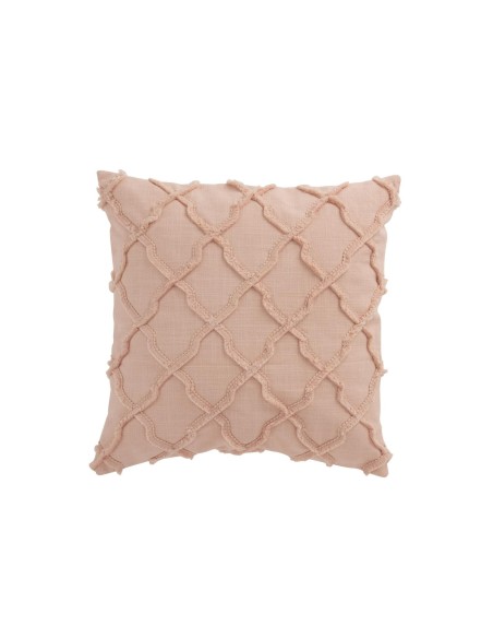 Coussin Losange ondulé coton 45cm x 45 cm