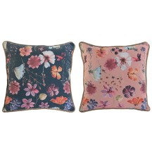 COUSSIN fleuri en COTON 45X5X45 420 GR
