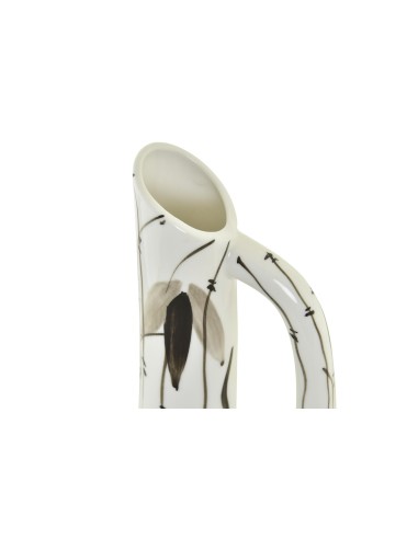 VASE PORCELAINE 15X15X28 BLANC