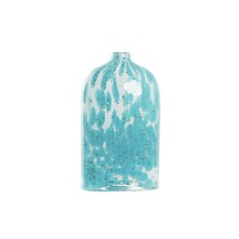 VASE VERRE 12X7,5X21,5 PERLÉ BLEU 2