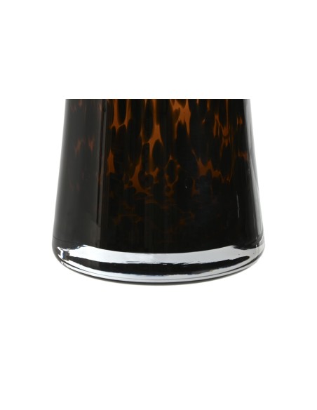 VASE VERRE 16,5X16,5X29 MARRON
