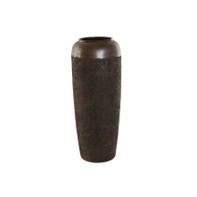 VASE CÉRAMIQUE 20 X20 X51cm couleur SIMIL OXIDO MARRON FONCÉ