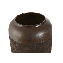 VASE CÉRAMIQUE 20 X20 X51cm couleur SIMIL OXIDO MARRON FONCÉ 2