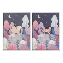 TABLEAU  NUIT DES ARBRES 53 X 4,3 X 73 cm 2 Modèles