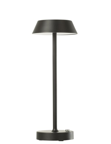 Lampe tactile et nomade NOÉ Métal Noir (12x12x31.5cm)