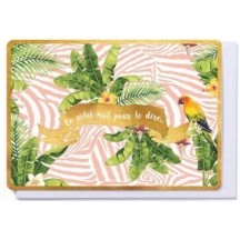 Ce petit mot pour te dire- Carte double avec enveloppe 17x12cm