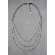 Collier MAGGIE Rhodié 1 perle blanche 2