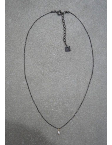 Collier MAG rodhier noir perle