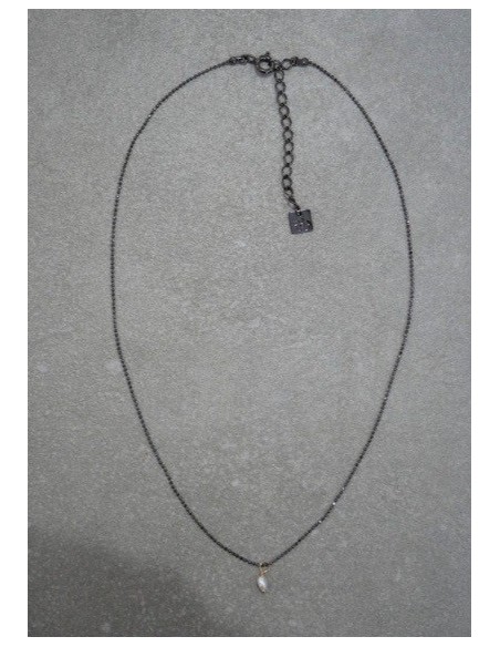 Collier MAG rodhier noir perle