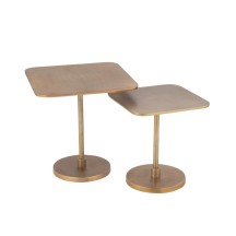 Set de 2 Tables carrées Alu OR