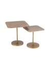 Set de 2 Tables carrées Alu OR