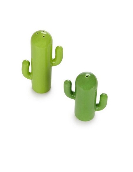 Set sel & poivre,Cactus,vert,porcelaine