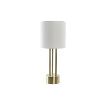 LAMPE DE TABLE MÉTAL LIN 28X28X67 DORÉ