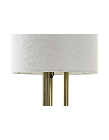 LAMPE DE TABLE MÉTAL LIN 28X28X67 DORÉ