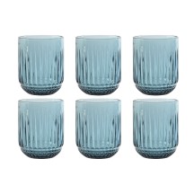 Verre rapé bleu à l'unité 275ML
