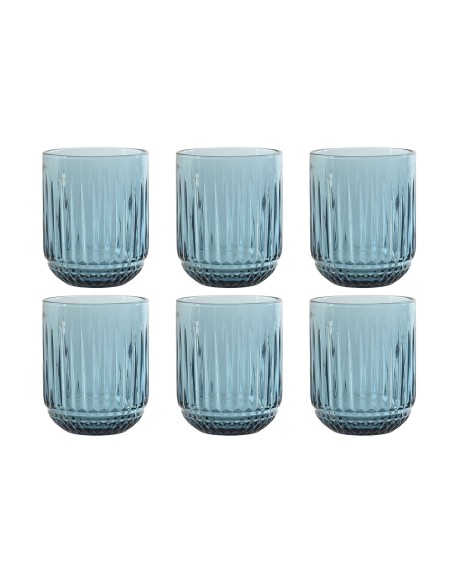 Verre rapé bleu à l'unité 275ML