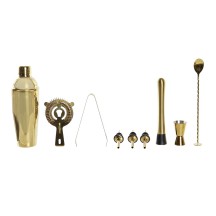 Cocktail ensemble Bambou Inox Doré 750ML 2