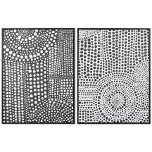 Tableau Toile Points ABSTRAIT LAQUÉ