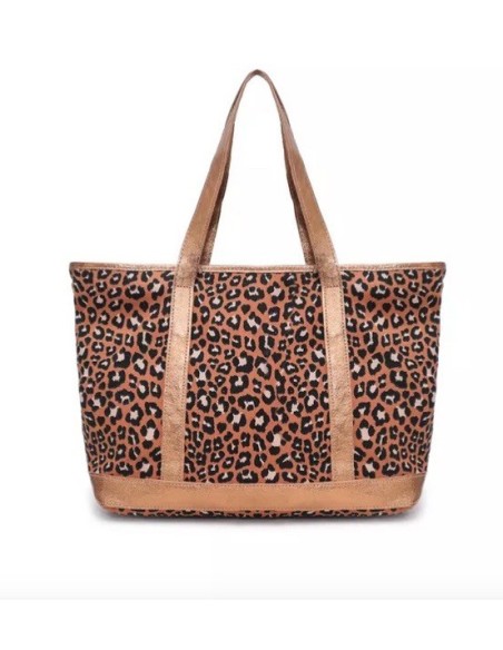 Sac SATINE Leopard