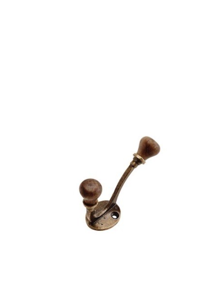 Patère en fer porte-manteau Bois