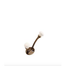 Patère en fer porte-manteau Blanche