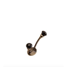 Patère en fer porte-manteau Noire