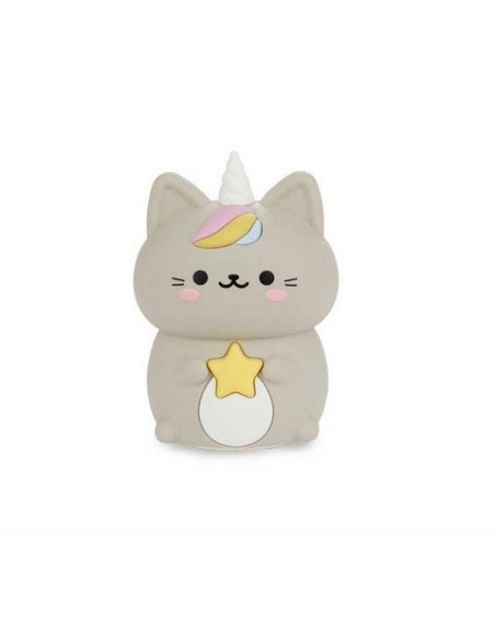 Veilleuse,Kawaii Starry,gris,câble USB