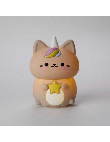 Veilleuse,Kawaii Starry,gris,câble USB