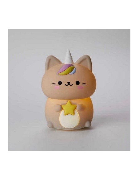 Veilleuse,Kawaii Starry,gris,câble USB
