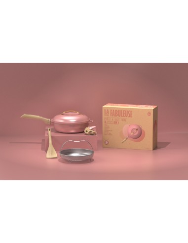 LA FABULEUSE POELE COOKUT 28 CM PIVOINE