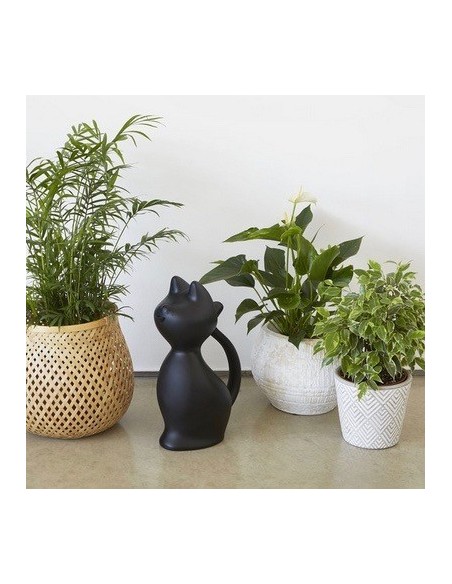 Arrosoir Chat,Meow,noir,plastique